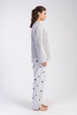 KADIN XXL PIJAMA TAKIM SUPER SOFT V.SOFT PURE 403155 - Vienetta1.GrupGRI