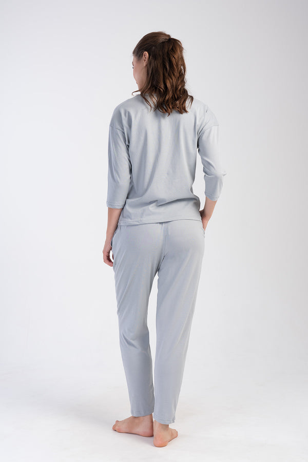 KADIN SUPREM 3/4KOL PIJAMA TAKIM 403188 - Vienetta1.GrupGRI