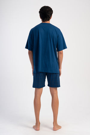 ERKEK KISA KOL SORT TAKIM 403204 - Vienetta1.GrupA.INDIGO