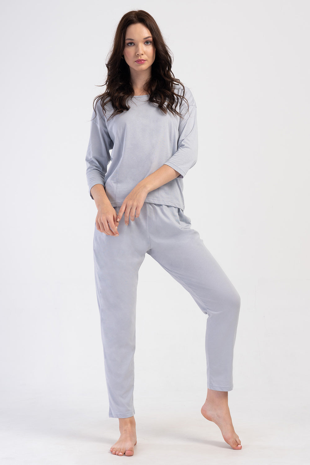 KADIN SUPREM 3/4KOL PIJAMA TAKIM 403235 - Vienetta1.GrupTAS