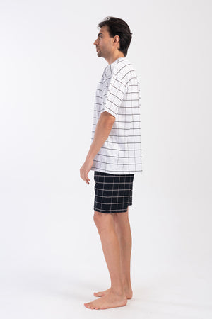 Man Supreme Dirty White Short Set