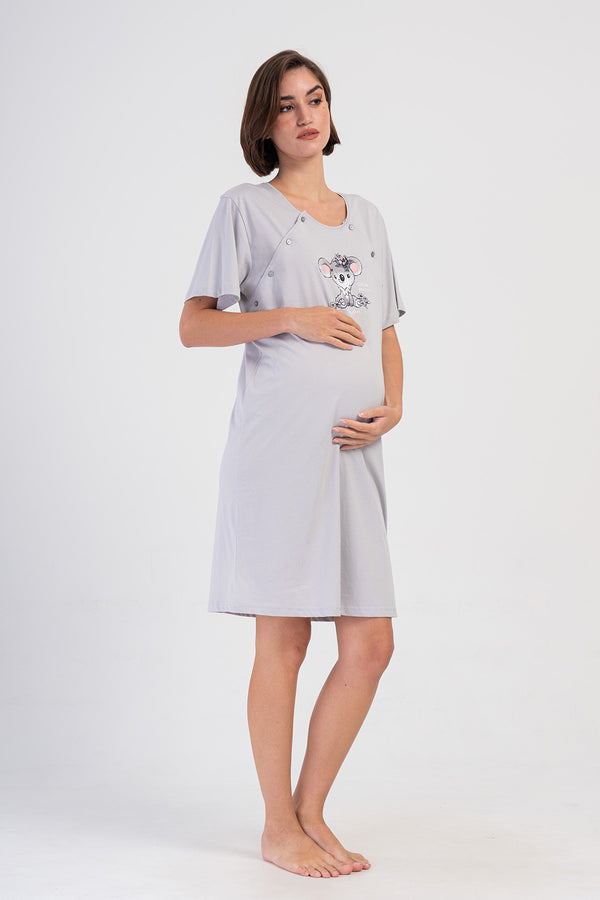 Woman Supreme Buttoned Liva Pregnant Tunic 