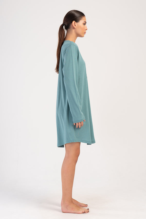 KADIN BATTAL XXL UZUN KOL TUNIK 403314 - Vienetta1.GrupPETROL