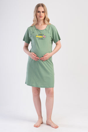 Woman Supreme Niva Buttoned Pregnant Tunic