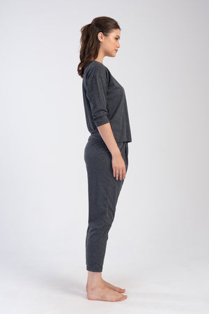 KADIN SUPREM 3/4KOL 7/8BOY PIJAMA TAKIM 403342 - Vienetta1.GrupANTRASIT