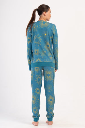 KADIN INTERLOK UZUN KOL PIJAMA TAKIM 403368 - Vienetta1.GrupPETROL