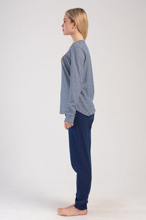 Woman Interlock Besa Pyjama Set