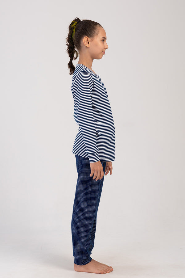 Kids' Girl Interlock Banny Pyjama Set