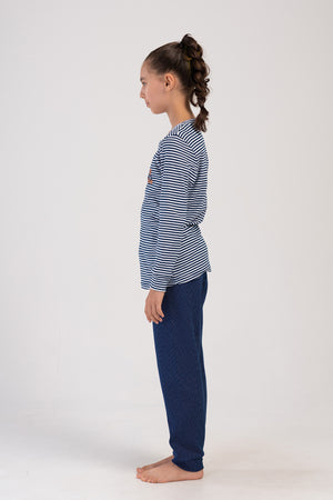 Kids' Girl Interlock Banny Pyjama Set