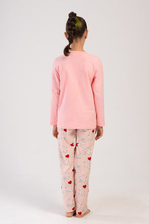 KIZ COCUK LYC SUPREM UZUN KOL PIJAMA TAKIM(7 - 8/13 - 14) 404019 - Vienetta1.GrupAÇIK PEMBE
