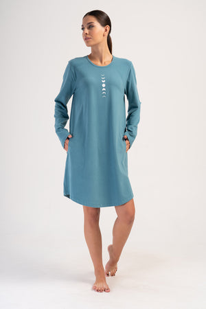 KADIN LYC SUPREM XXL UZUN KOL TUNIK 404023 - Vienetta1.GrupPETROL