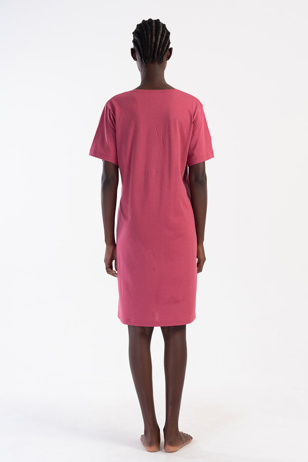 Woman Bordeaux Supreme Short Sleeve Pregnant Tunic