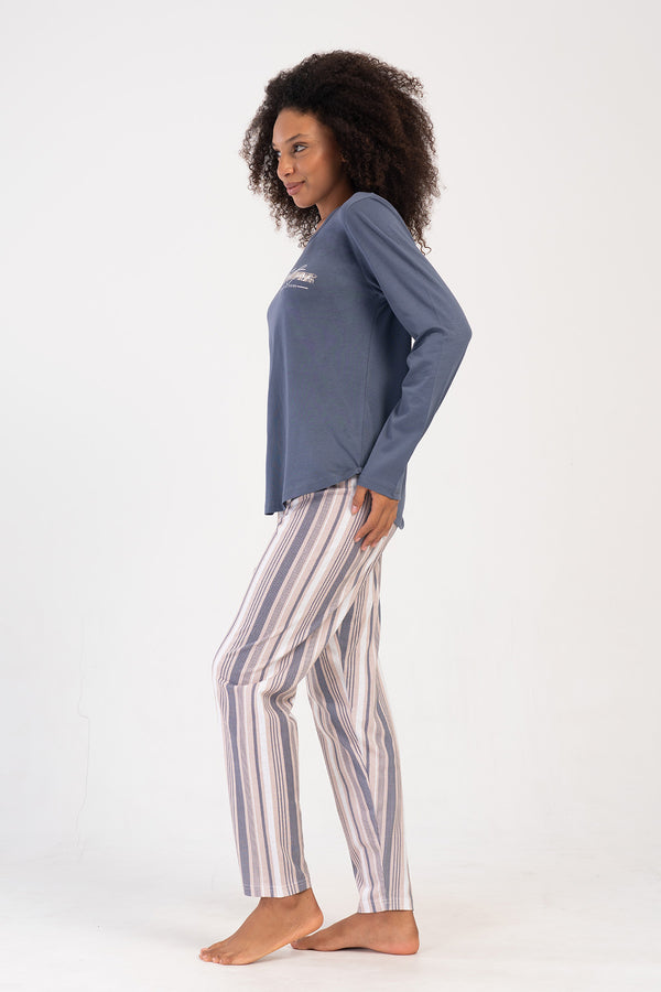 KADIN XXL PIJAMA TAKIM SUPREM 404097 - Vienetta1.GrupBEJ