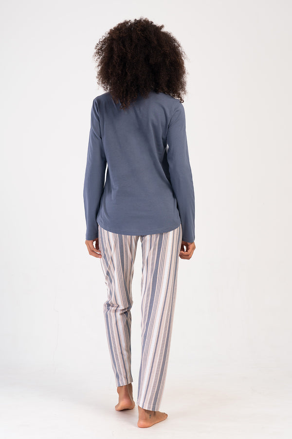 KADIN XXL PIJAMA TAKIM SUPREM 404097 - Vienetta1.GrupBEJ