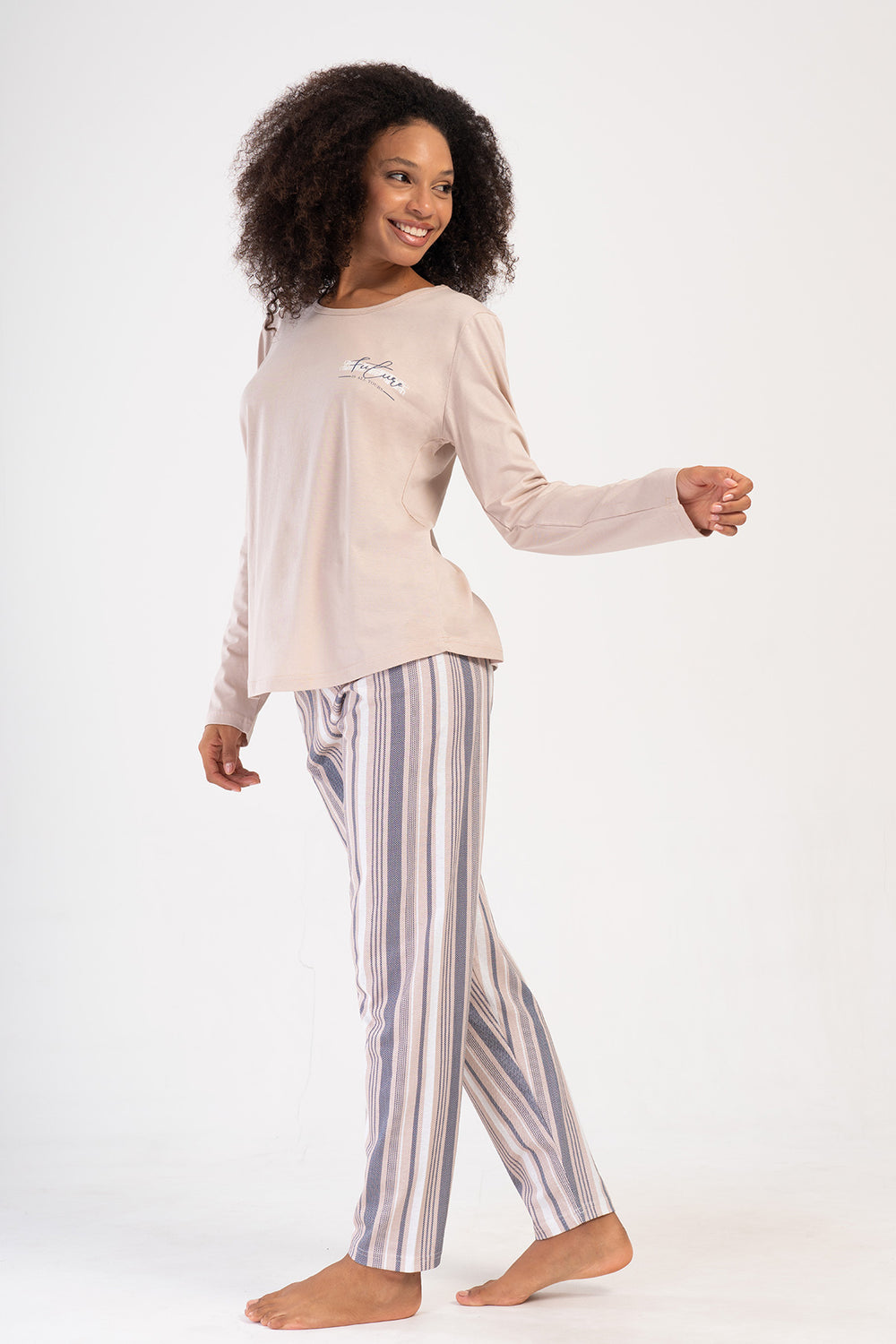 Woman Supreme Big Size Mesta Pyjama Set