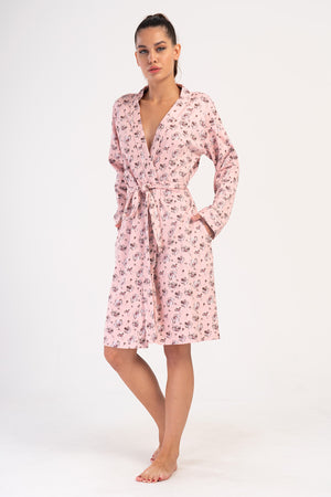 KADIN INTERLOK UZUN KOL CEPLI SABAHLIK 404139 - Vienetta1.GrupPINK