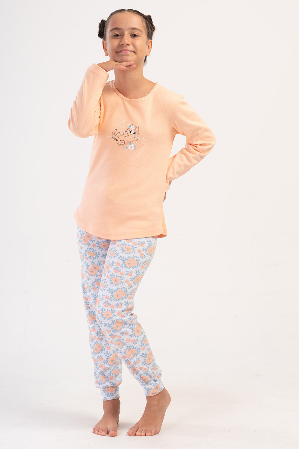 Kids' Girl Interlock Jena Pyjama Set