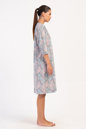 KADIN SUPREM FERMUARLI 3/4KOL EV ELBISESI 405027 - Vienetta1.GrupGRI