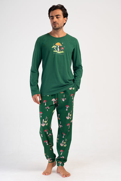 ERKEK PIJAMA TAKIM SUPREM 405037 - Vienetta1.GrupHAKI001