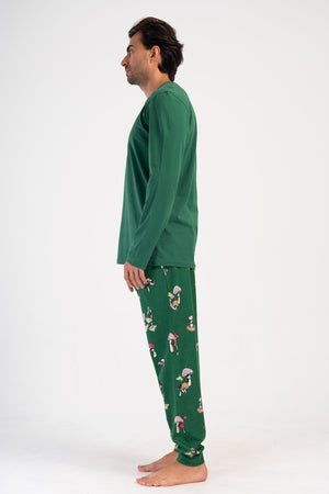 ERKEK PIJAMA TAKIM SUPREM 405037 - Vienetta1.GrupHAKI001