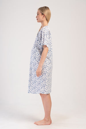 Woman Ane Supreme Buttoned Short Sleeve Pregnant Tunic