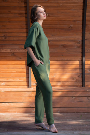 Woman Yuma Viscon Pant Set