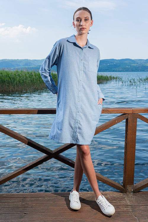 KADIN ELBISE PAMUK PLUS 405102 - Vienetta1.GrupMAVI