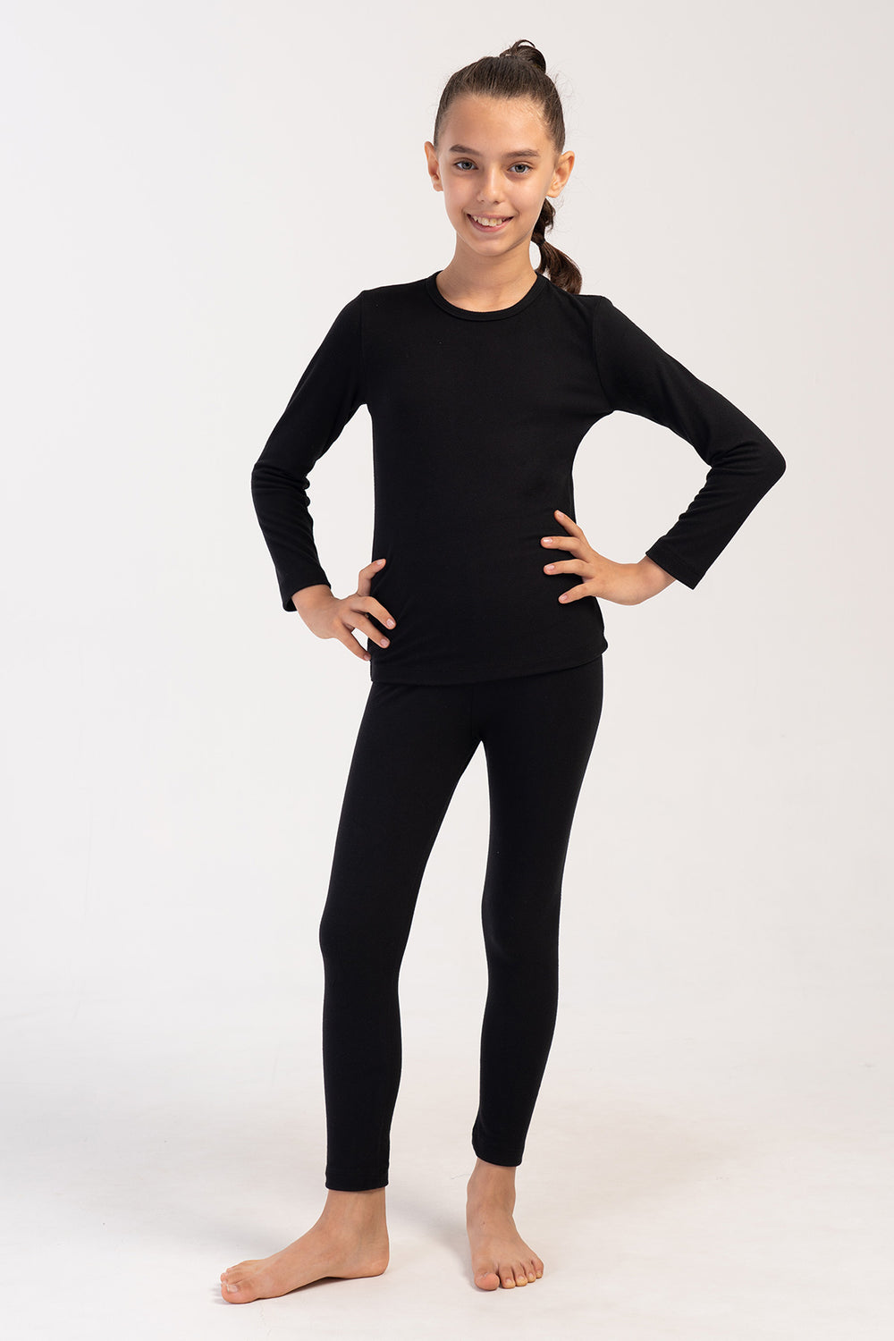 KIZ COCUK ICLIK TAKIM COMFORT THERMAL KIDS 405161 - Vienetta1.GrupSIYAH