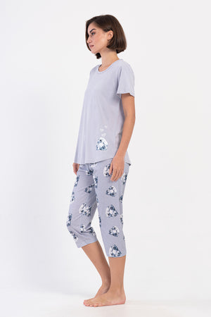 KADIN KISA KOL KAPRI TAKIM 405167 - Vienetta1.GrupGRI