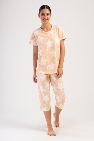 KADIN KISA KOL KAPRI TAKIM 405170 - Vienetta1.GrupBABY PINK