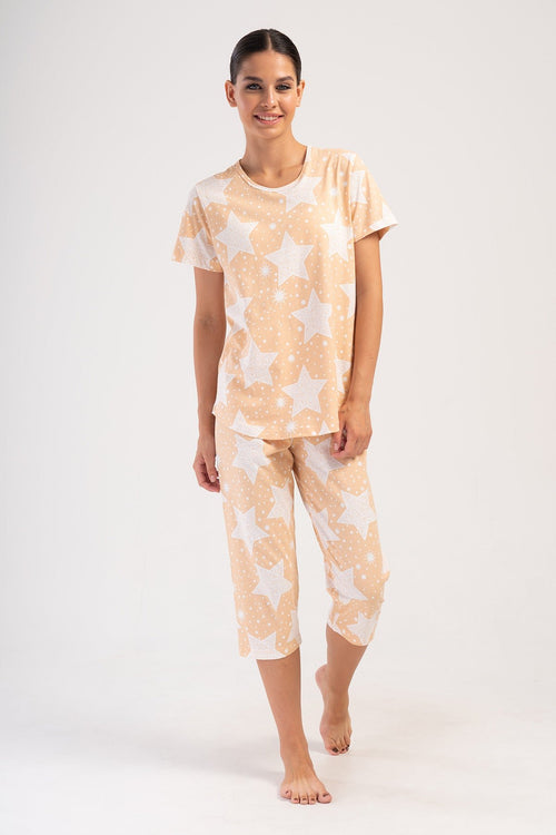 KADIN KISA KOL KAPRI TAKIM 405170 - Vienetta1.GrupBABY PINK