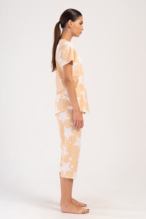 KADIN KISA KOL KAPRI TAKIM 405170 - Vienetta1.GrupBABY PINK