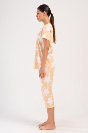 KADIN KISA KOL KAPRI TAKIM 405170 - Vienetta1.GrupBABY PINK