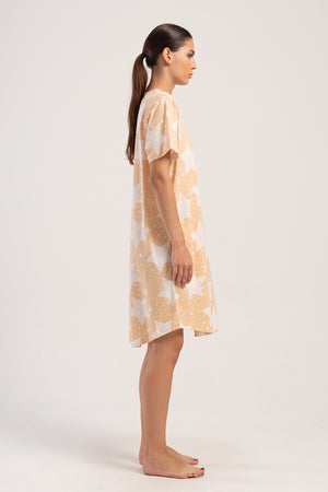 KADIN XXL KISA KOL TUNIK 405171 - Vienetta1.GrupBABY PINK