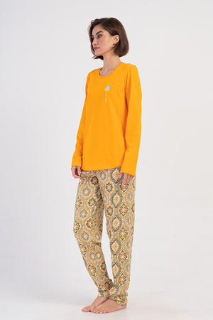 KADIN SUPREM XXL UZUN KOL PIJAMA TAKIM 405178 - Vienetta1.GrupMEADOW