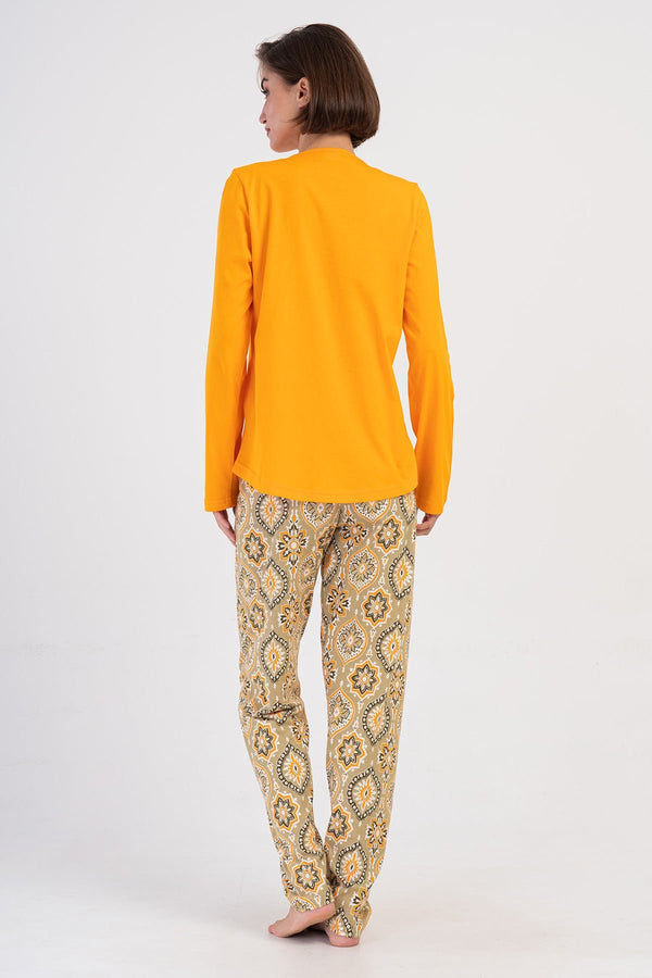 KADIN SUPREM XXL UZUN KOL PIJAMA TAKIM 405178 - Vienetta1.GrupMEADOW