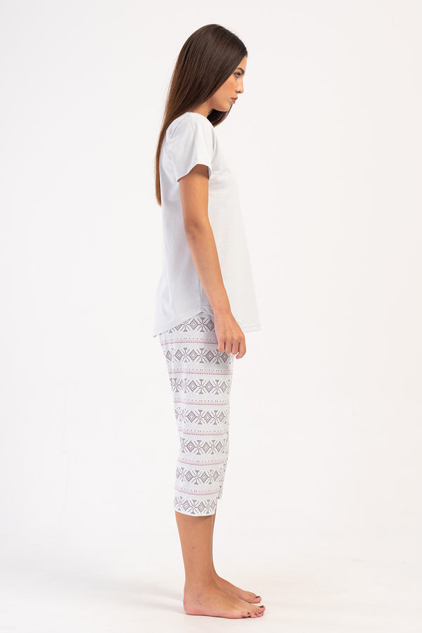 KADIN KISA KOL KAPRI TAKIM 405180 - Vienetta1.GrupGRI