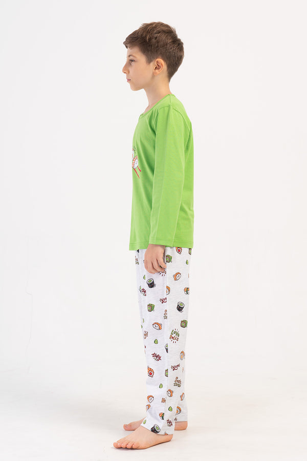 Kids' Boy Green Supreme Pyjama Set