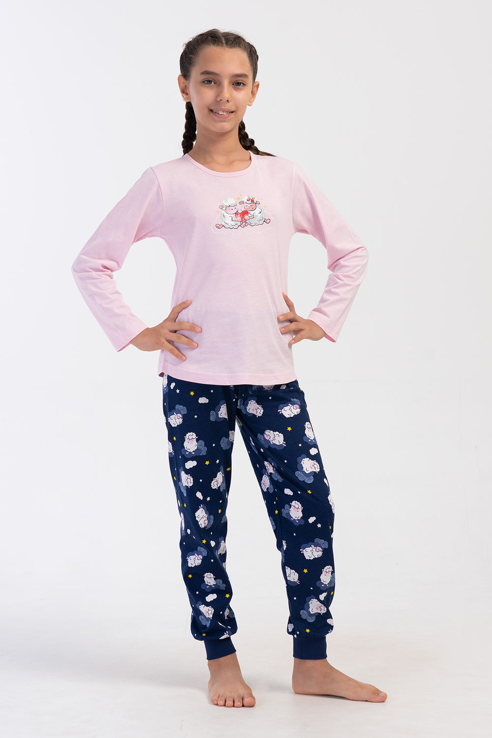 Kids' Girl Pinky Supreme Pyjama Set