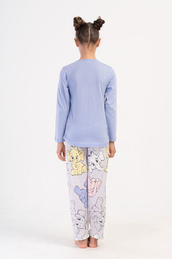 KIZ COCUK SUPREM UZUN KOL PIJAMA TAKIM(9 - 10/15 - 16) 405230 - Vienetta1.GrupAÇIK PEMBE