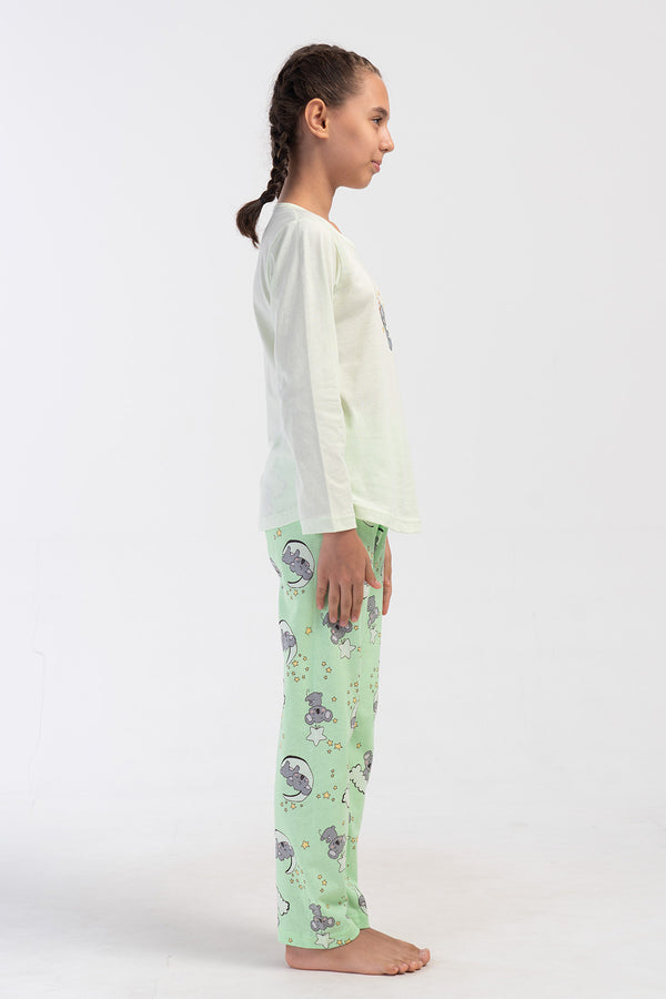 KIZ COCUK SUPREM UZUN KOL PIJAMA TAKIM(9 - 10/15 - 16) 405234 - Vienetta1.GrupSPRAY