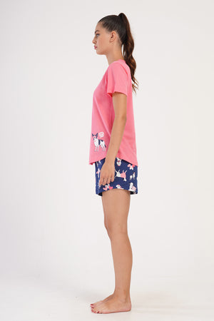 KADIN KISA KOL SORT TAKIM 405282 - Vienetta1.GrupPEMBE