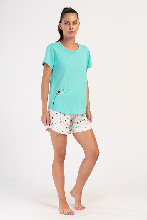 KADIN P.SUPREM O YAKA KISA KOL ETEGI OVAL SORT TAKIM