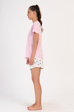 KADIN KISA KOL SORT TAKIM 405283 - Vienetta1.GrupPEMBE