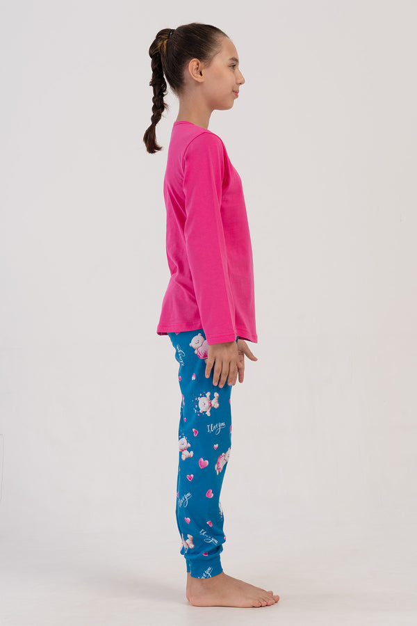 KIZ COCUK SUPREM UZUN KOL PIJAMA TAKIM(9 - 10/15 - 16) 405284 - Vienetta1.GrupPETROL