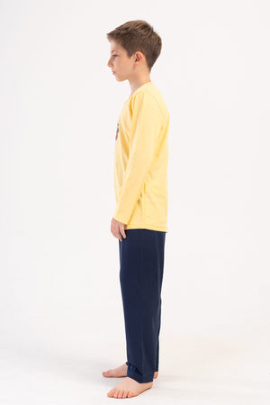 Kids' Boy Asla Supreme O Neck Pyjama Set