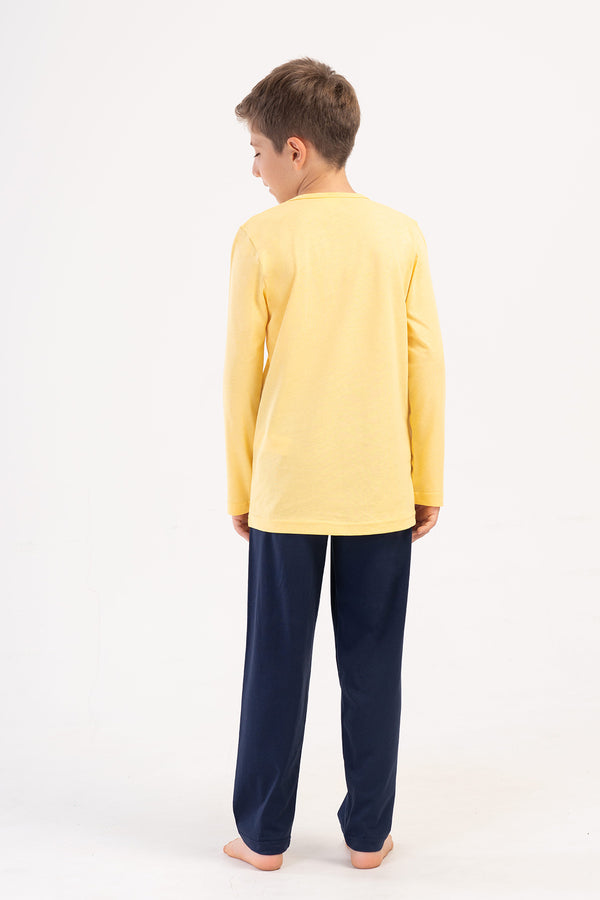 Kids' Boy Asla Supreme O Neck Pyjama Set