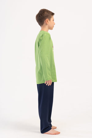 Kids' Boy Asla Supreme O Neck Pyjama Set