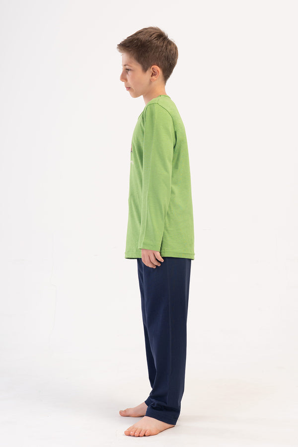 Kids' Boy Asla Supreme O Neck Pyjama Set