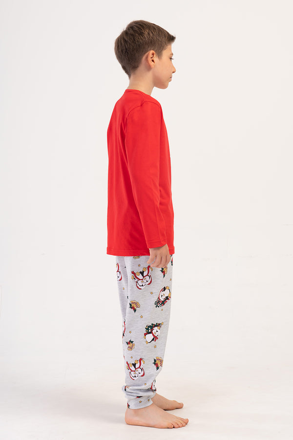Kids' Boy Gelly Christmas Long Sleeve Pyjama Set